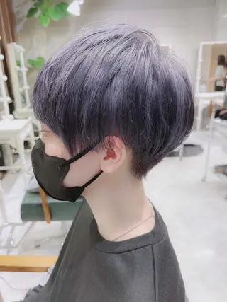 ショート カラー ヘアアレンジ メンズ 𝐑𝐈𝐍𝐊𝐀 🐣🩷のヘアスタイル