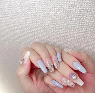 ネイル M🌷nail 長さだし専門店のネイルデザイン