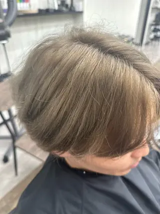 カラー ⟡.·mamiya 縮毛矯正/ヘアセットのヘアスタイル