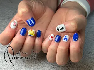 ネイル Queennail 北堀江AYAのネイルデザイン