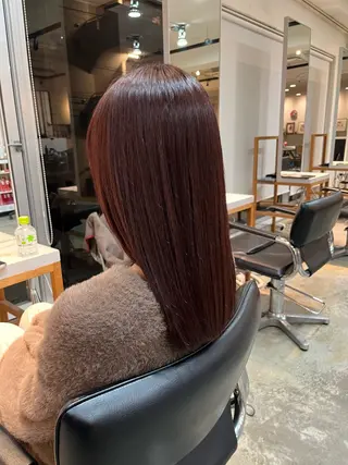ロング カラー 栗林 惟のヘアスタイル