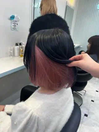 ミディアム カラー ブリーチカラー 🩵MIZUKIのヘアスタイル