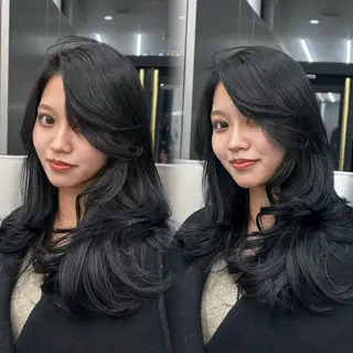 ロング 大人レイヤー/艶美髪 🇺🇸TOMONAのヘアスタイル