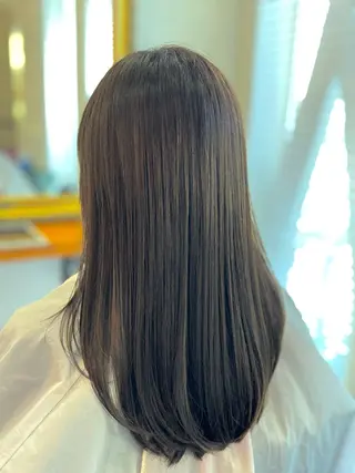 ロング カラー 正田 美帆のヘアスタイル