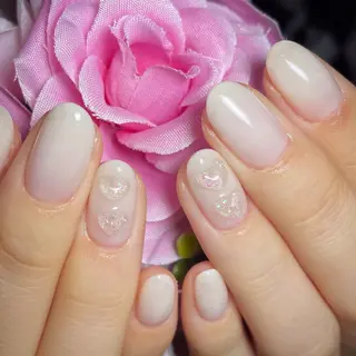 ネイル nail　milky 〜深夜にもネイル〜のネイルデザイン