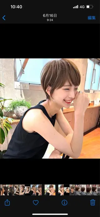 ショート SIGN店長中村 レイヤーカット募集のヘアスタイル