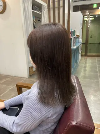ミディアム カラー SOYON西大寺店所属・ダブルカラー/ 髪質改善💎安藤のヘアスタイル