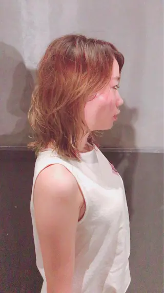 ミディアム カラー トータルビューティー K:R鶴川のヘアスタイル