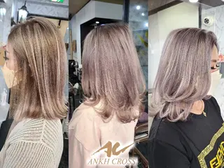 ミディアム ANKH CROSS 池袋所属・*エクステ/髪質改善 カラー特化*マサキのヘアスタイル