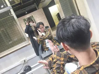 メンズ BABY 艶髪暗髪ヘア💖達人のヘアスタイル