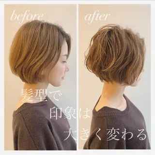 ショート ショート、ボブ特化 長島智彦のヘアスタイル