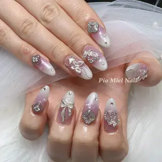 ネイル HANA 長さだしのネイルデザイン