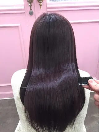 ロング カラー パーマ メンズ キッズ ネイル マツエク・マツパ 💟Chloe原宿店 🩶ハイトーンのヘアスタイル