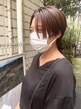 ショート パーマ 高橋 愛美のヘアスタイル