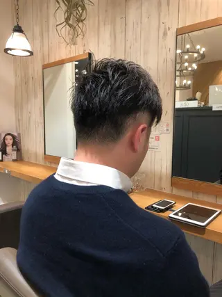 ショート メンズ 鈴村 大介のヘアスタイル