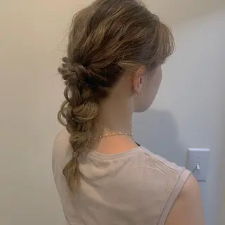 カラー ヘアアレンジ MARU レイヤー/パーマのヘアスタイル