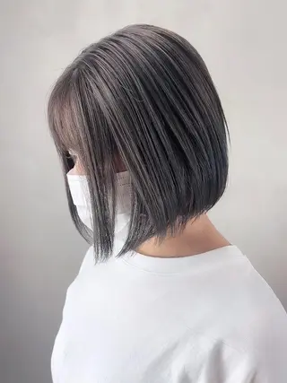 ミディアム カラー ITbyALBUM 八王子店のヘアスタイル