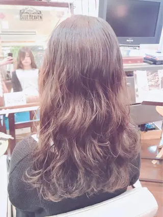 セミロング ブルーヘブン TAKESHIのヘアスタイル
