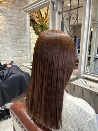 セミロング カラー 🫧‪大滝 いくみ🌿辻堂のヘアスタイル