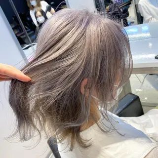 ミディアム 💛ムラ修正ブリーチ 💛YUUのヘアスタイル