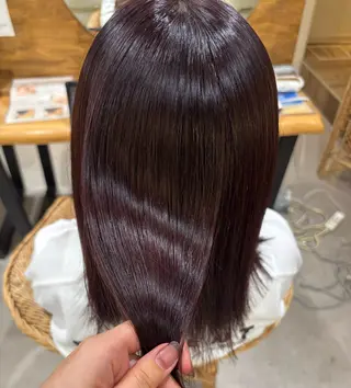ミディアム カラー 豊中美容室COCOLUANA所属・CHISATO /暖色カラー❤️のヘアスタイル