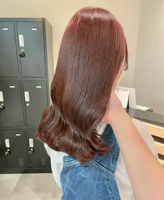 ロング カラー ヘアアレンジ Bei Licoldo.所属・マツオカ マコのヘアスタイル