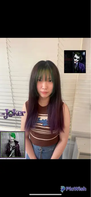 カラー 山浦 那奈のヘアスタイル