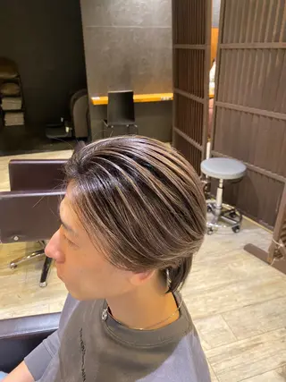 カラー メンズ 艶カラー 藤澤さくらのマツエク・マツパデザイン