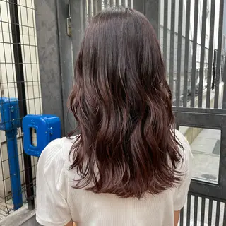 ミディアム カラー 縮毛矯正/髪質改善/ 石橋代智のヘアスタイル