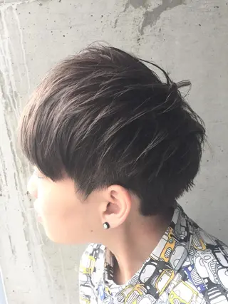 ショート メンズ 髪質改善/レイヤー ストウシンゴのヘアスタイル