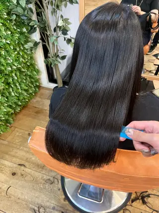 ロング ⚪️髪質改善 縮毛 店長 コウ⚪️のヘアスタイル