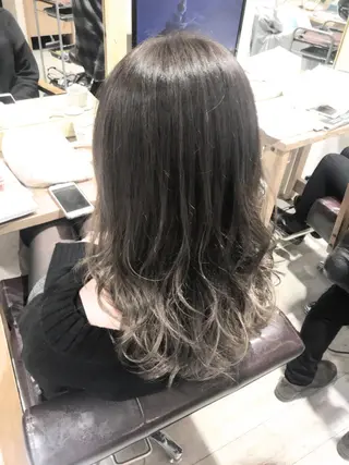 セミロング バレイヤージュ/ 髪質改善/渡邉悟🌱のヘアスタイル