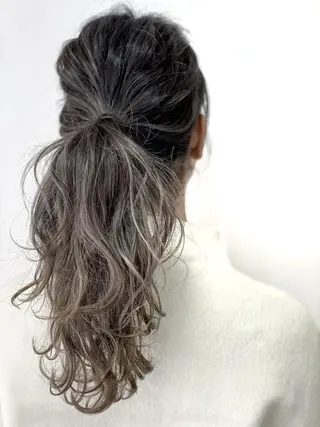 ロング カラー 🍀ナガヤマ ヒデアキ🍀のヘアスタイル