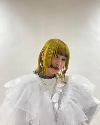 ミディアム カラー 似合わせパーマ/ メンズパーマ/しゅうのヘアスタイル