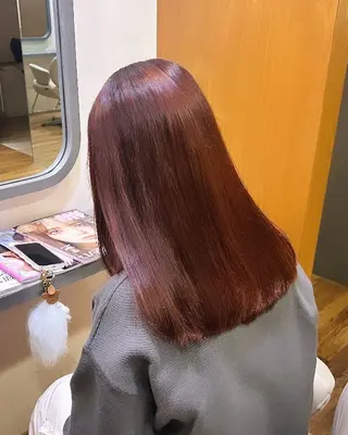 ロング カラー 小島 千夏のヘアスタイル