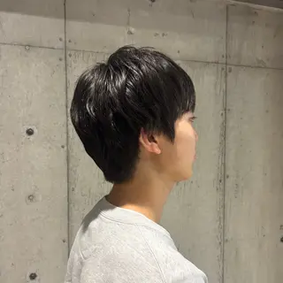 メンズ 🍎ダブルカラー/ ショートボブ🍎リオのヘアスタイル