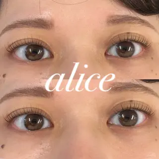 マツエク・マツパ alice tokyo小山崎★のマツエク・マツパデザイン