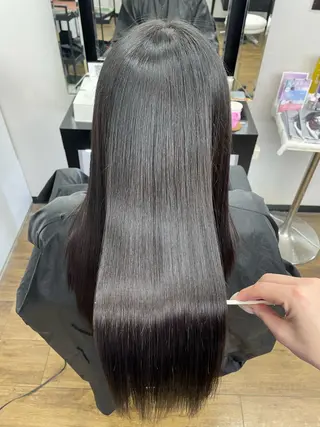 ロング 𝙃𝘼𝙍𝙐🎀 韓国×エクステのヘアスタイル