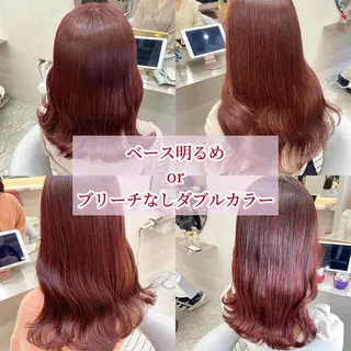 ロング カラー 新宿/韓国ヘア 中明度カラー/かやのヘアスタイル