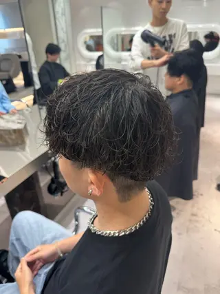 パーマ メンズ ブリーチ/パーマ特化 片平和寿のヘアスタイル