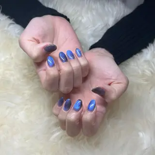 セミロング 💜MIYA nail川崎店のネイルデザイン