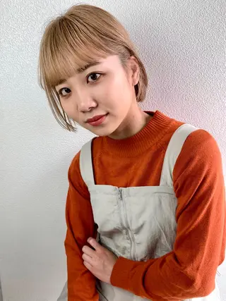 ショート カラー APPiiS所属・APPiiS 柳田 葵のヘアスタイル