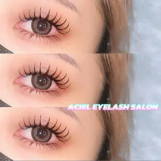 マツエク・マツパ ACIEL EYE LASH SALONのマツエク・マツパデザイン