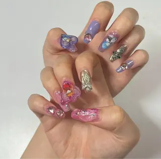 ネイル 宇陀 青空🪩のネイルデザイン