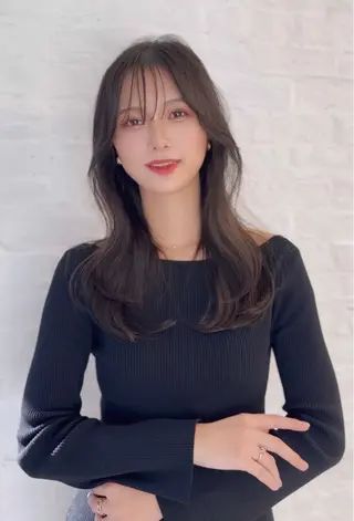 セミロング カラー ヘアアレンジ 前髪顔まわりカット 🌈中村海聖のヘアスタイル