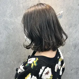 ミディアム 所渉/韓国レイヤー /ウルフカットのヘアスタイル