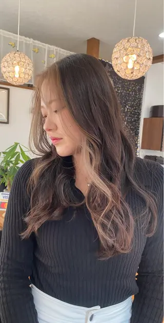 ロング カラー hair art OZ所属・カラーモデル募集🩰 Abe Amiのヘアスタイル