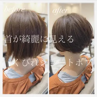 ショート ショート、ボブ特化 長島智彦のヘアスタイル