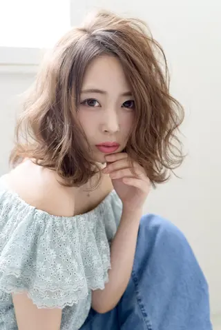ミディアム 🎊ルービック 京橋店💛のヘアスタイル