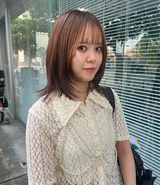 ミディアム yuumi/大濠🪷 レイヤー/垢抜けヘアのヘアスタイル